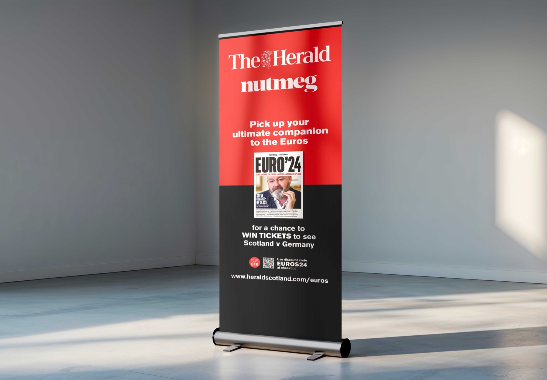 The Herald Euro 2024 roll-up banner